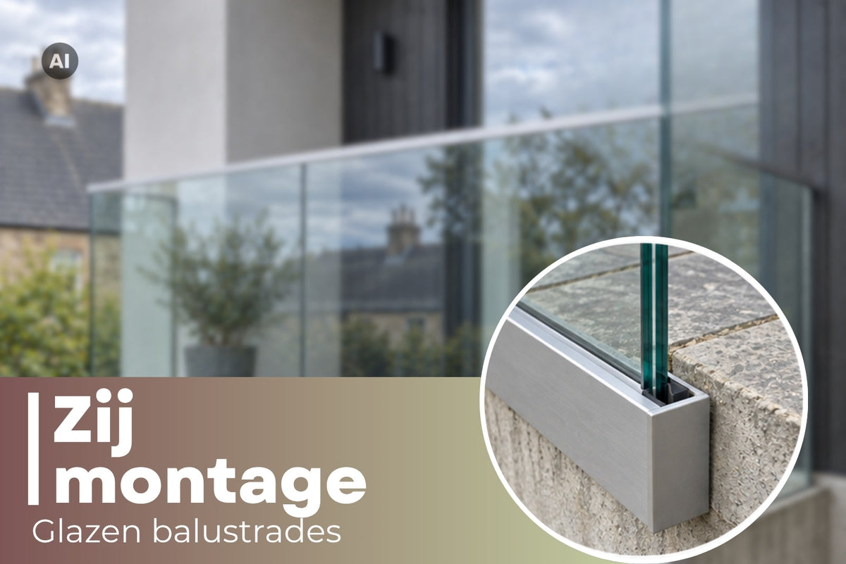 Balustradesystemen met voorzijdebevestiging