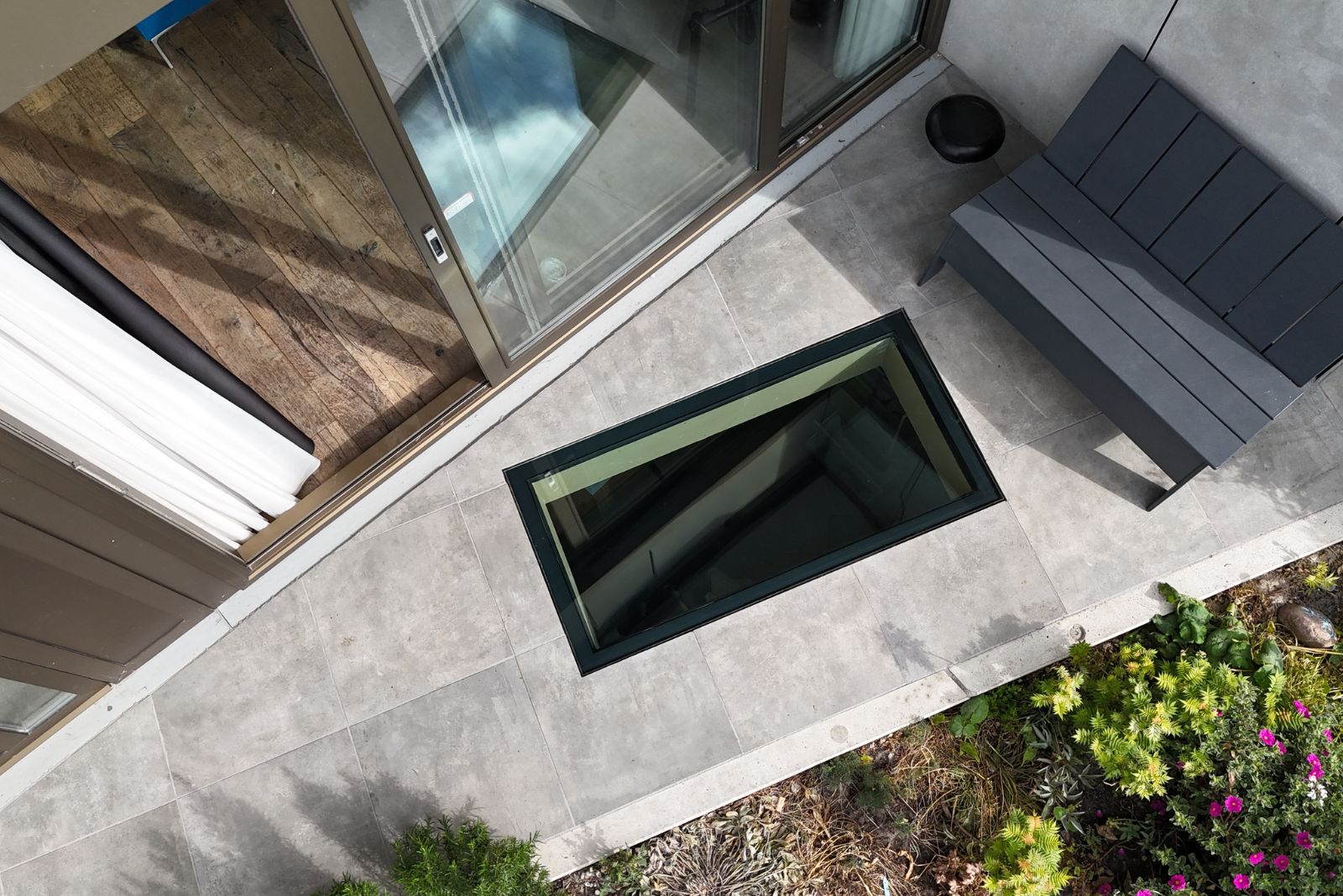 Platdakramen beloopbaar