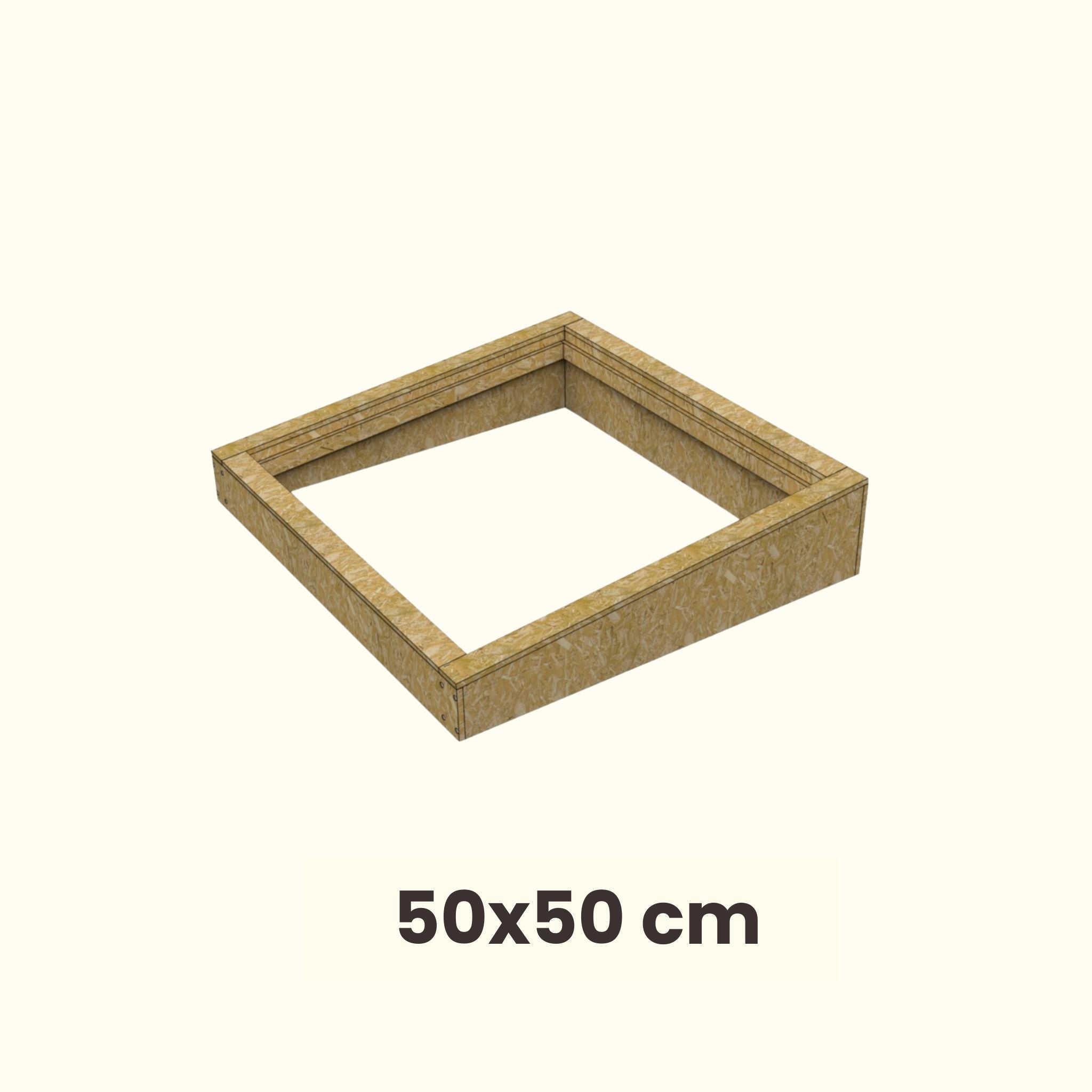 Dakopstand plat dak voor Dakraam 50 x 50 cm