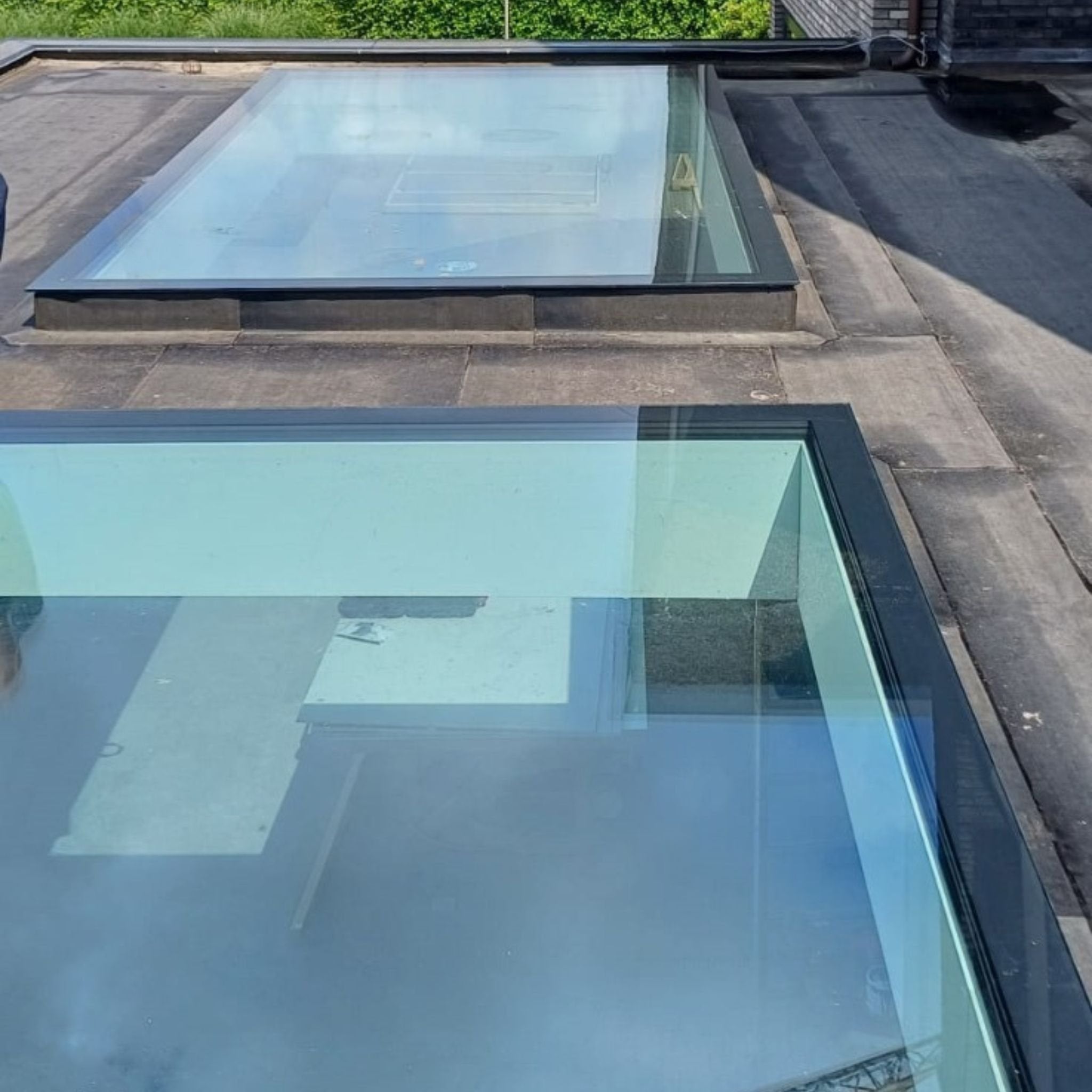 100 x 120 cm Dakraam plat dak, Driedubbel glas, U-waarde: 0,9 W/m²K