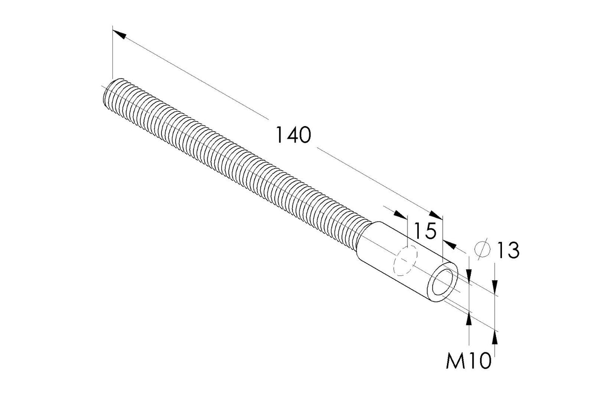Juliet Balkon Systeem met Glas Adapters