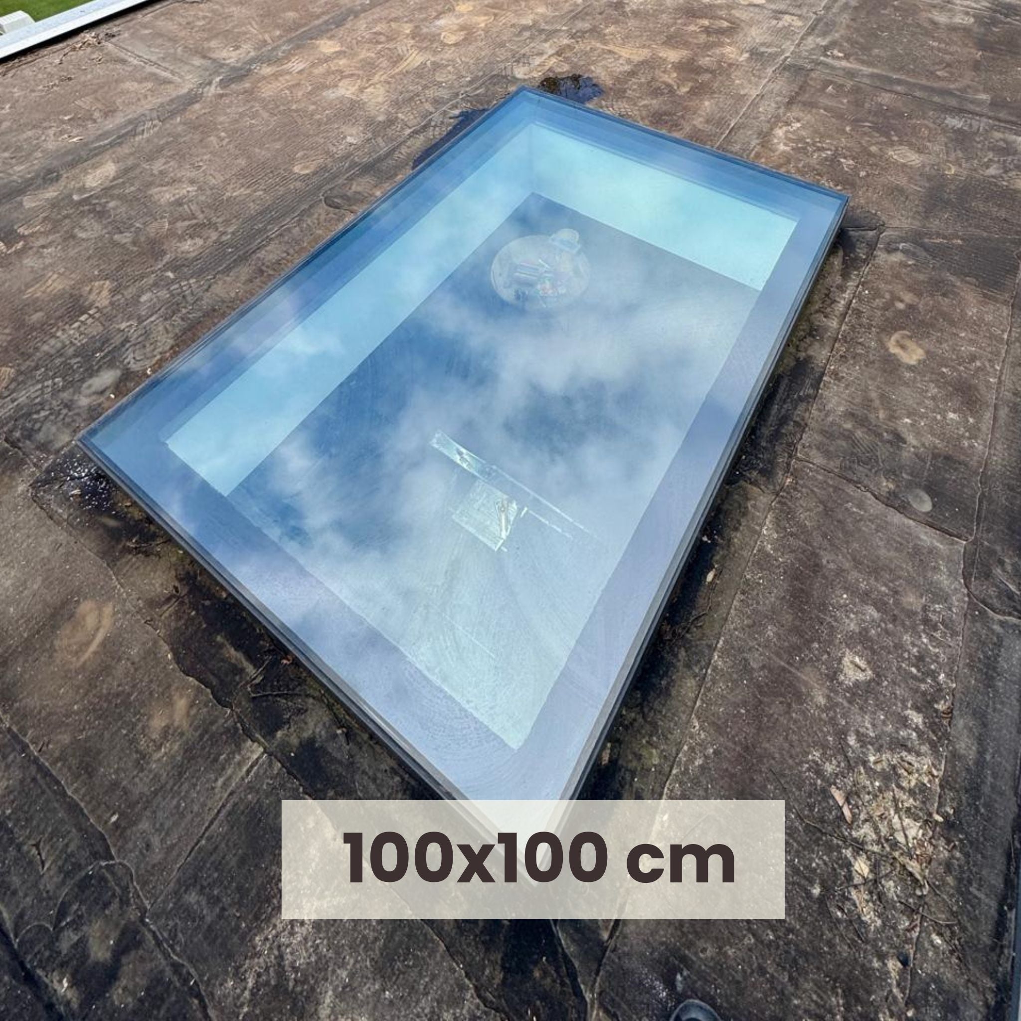 100 x 100 cm Platdakraam Beloopbaar Plus