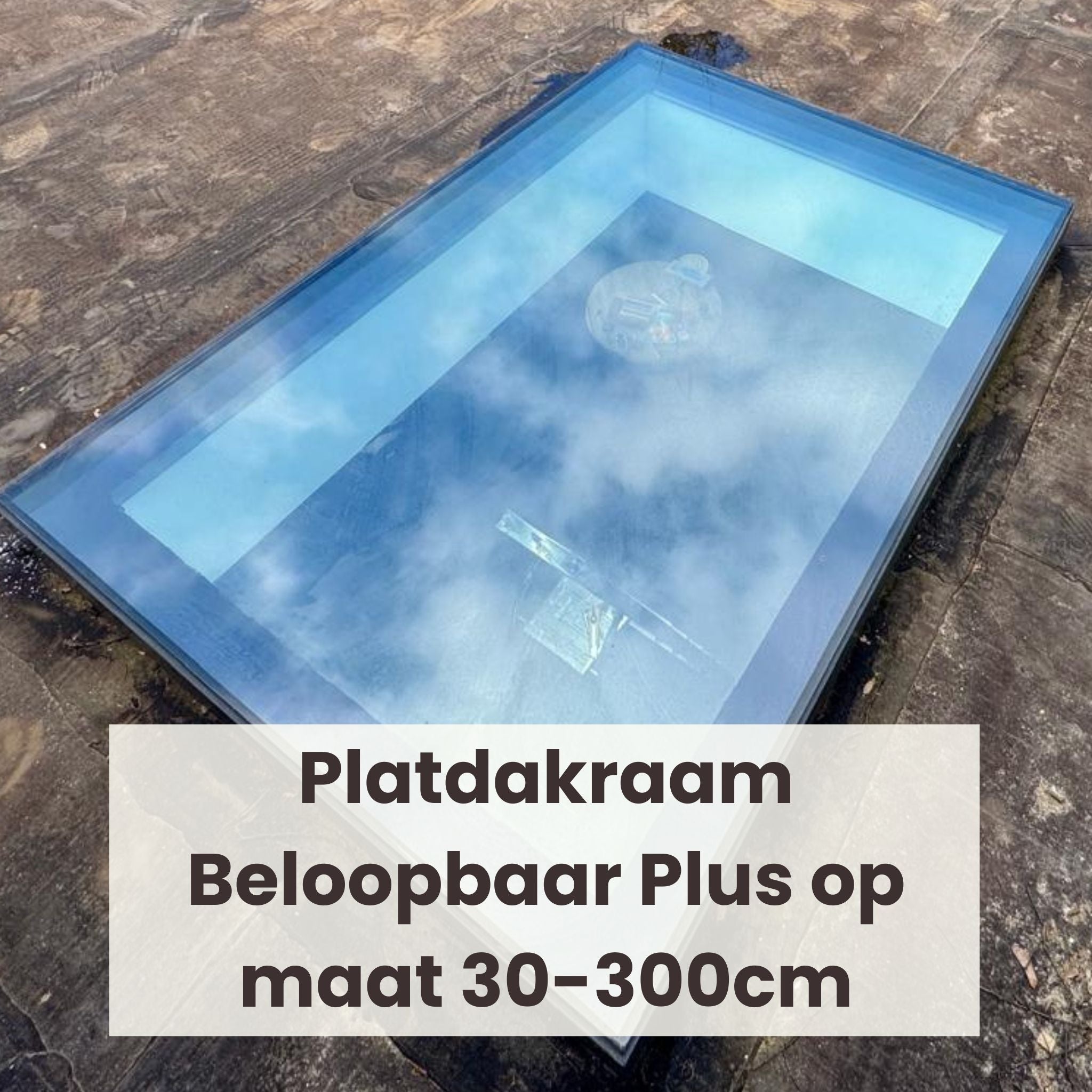 30 - 300 cm Platdakraam Beloopbaar Plus