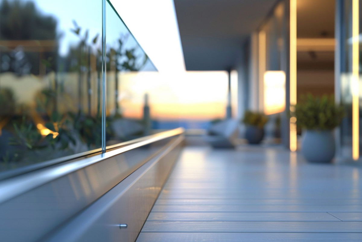 Glazen balustrades