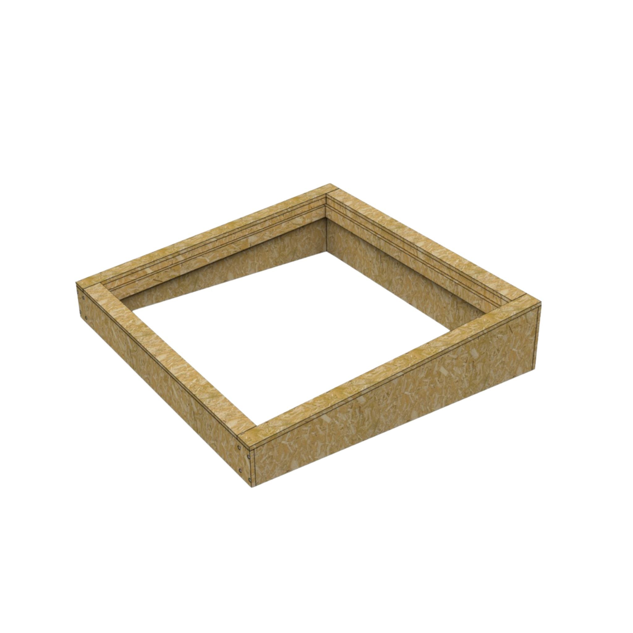 Dakopstand plat dak voor Dakraam 80 x 80 cm