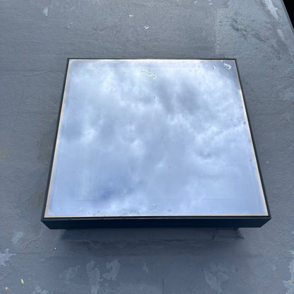 100 x 200 cm Aluminium dakraam - Driedubbel glas