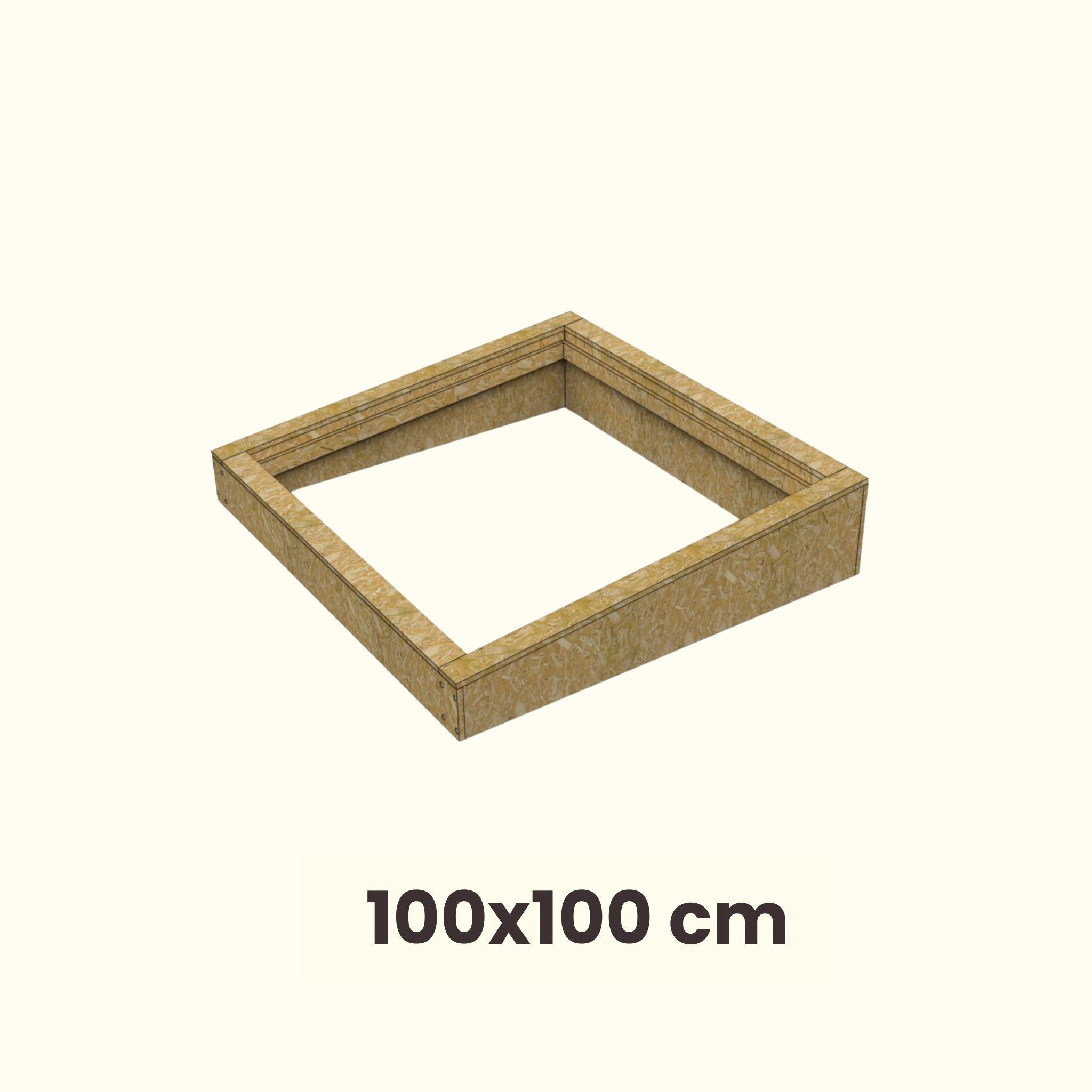 Dakopstand plat dak voor Dakraam 100 x 100 cm