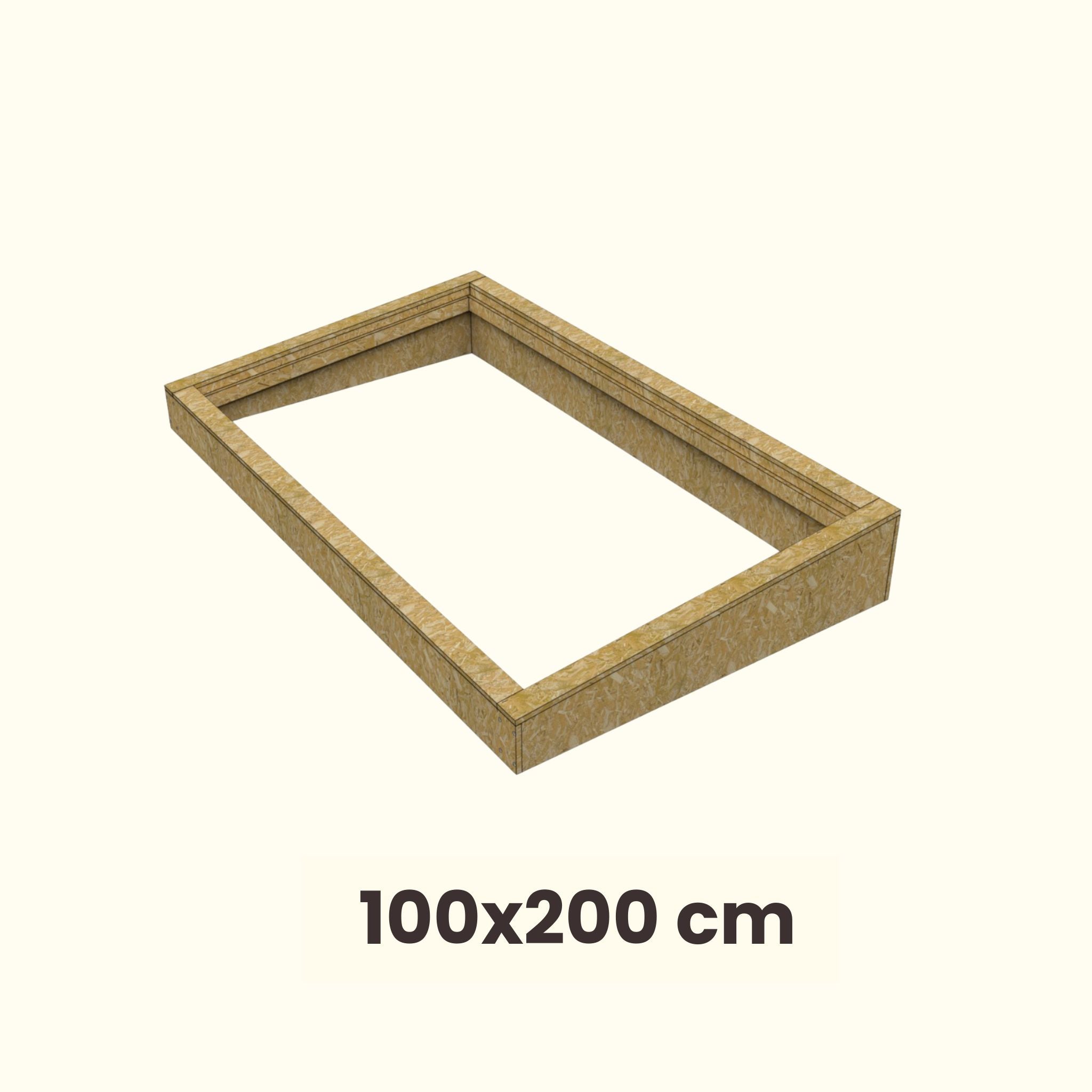 Dakopstand plat dak voor Dakraam 100 x 200 cm