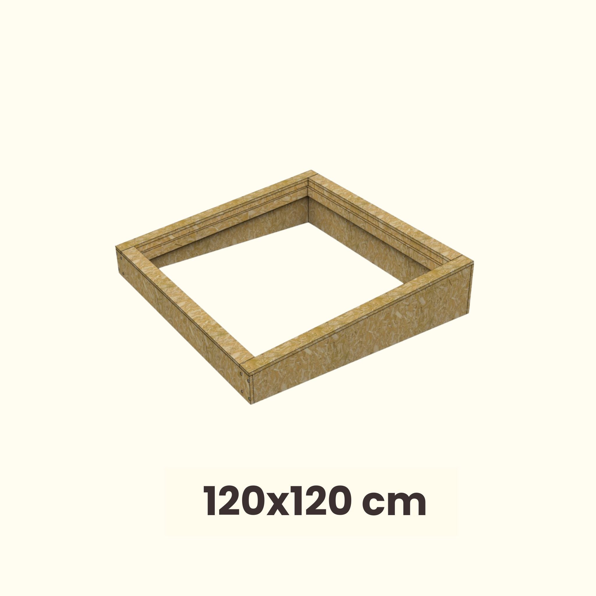 Dakopstand plat dak voor Dakraam 120 x 120 cm