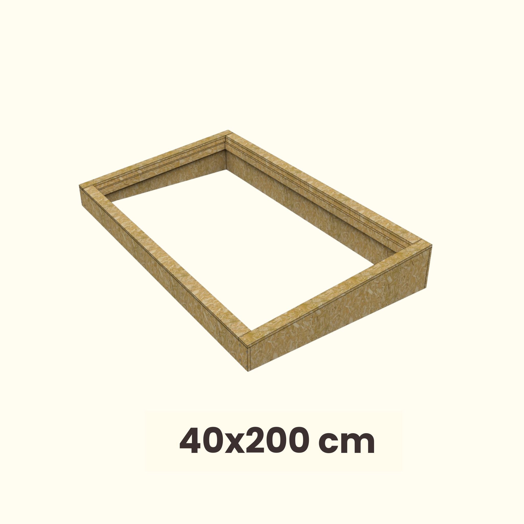 Dakopstand plat dak voor Dakraam 40 x 200 cm