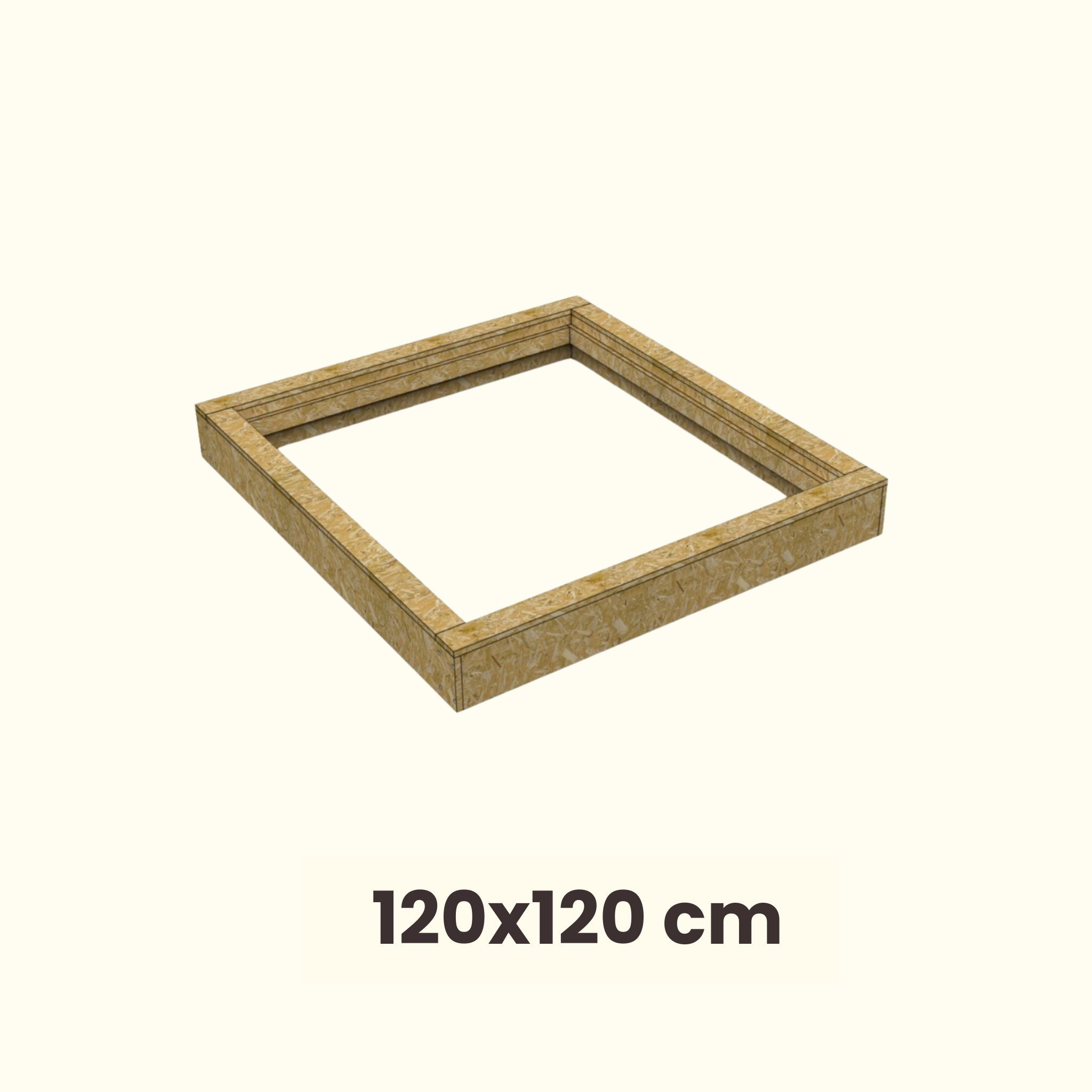 Dakopstand schuin dak voor Dakraam 120 x 120 cm