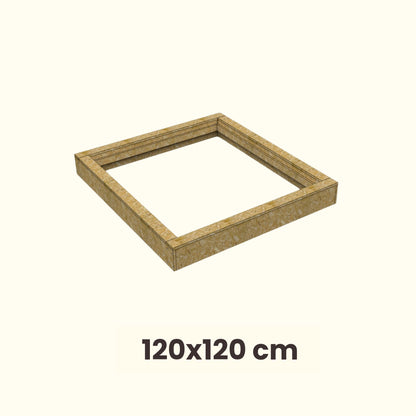 Dakopstand schuin dak voor Dakraam 120 x 120 cm