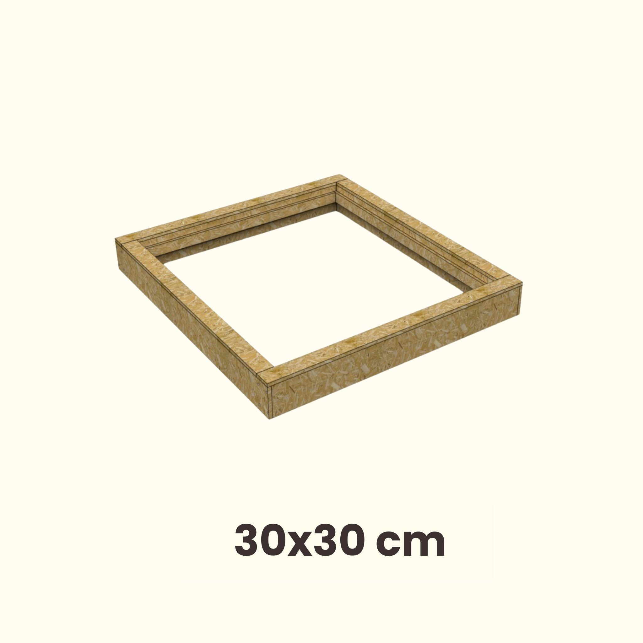 Dakopstand schuin dak voor Dakraam 30 x 30 cm