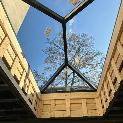 100 x 150 cm Lichtstraat plat dak Hedendaags