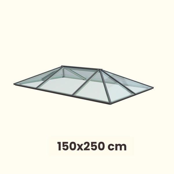 150 x 250 cm Lichtstraat plat dak Regulier