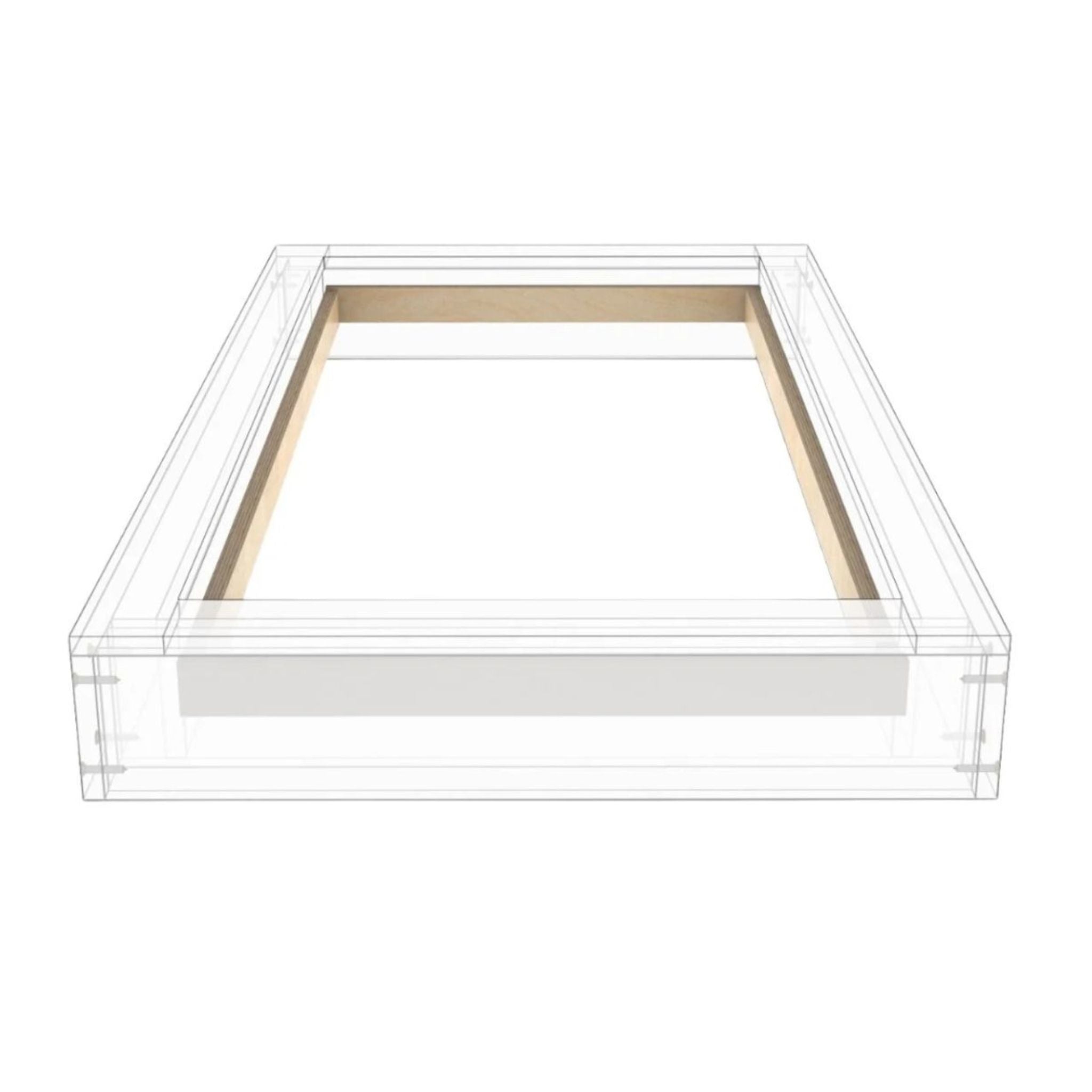 Dakopstand schuin dak voor Dakraam 100 x 100 cm