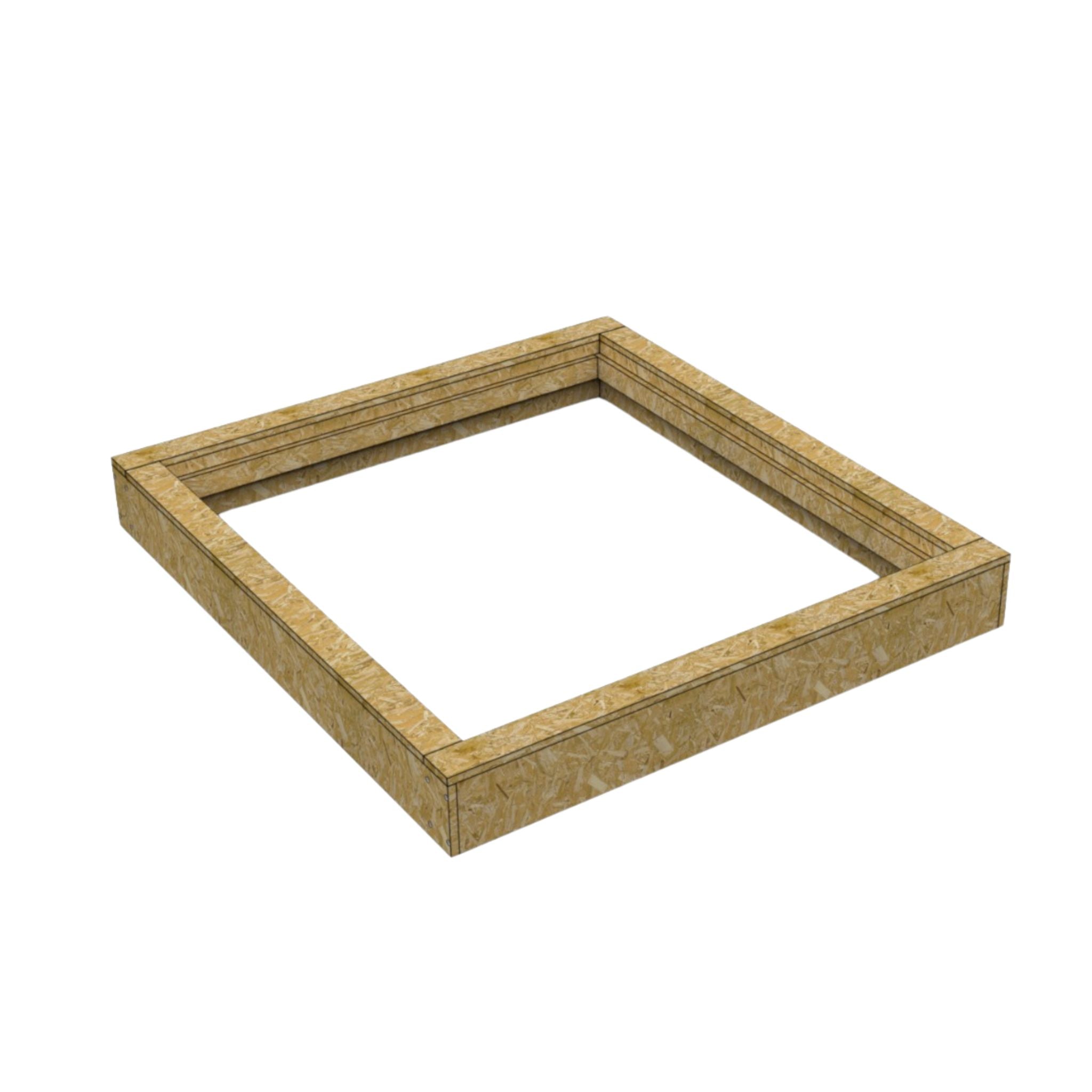 Dakopstand schuin dak voor Dakraam 30 x 30 cm