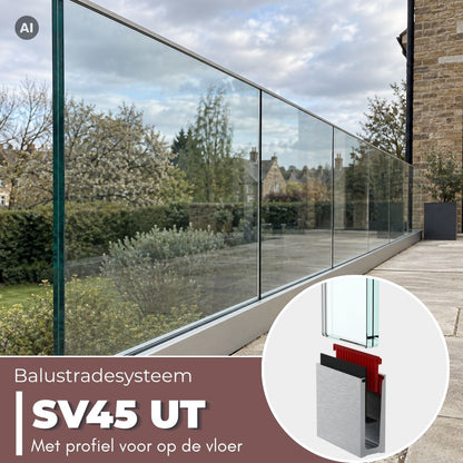Balustradesysteem SV 45 UT