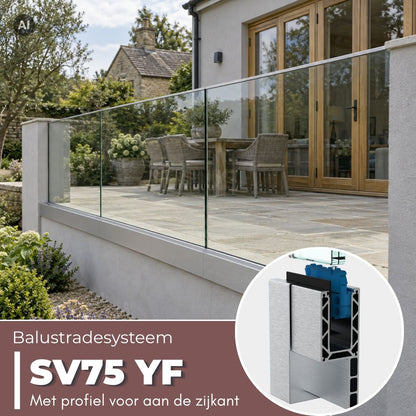 Balustradesysteem SV 75 YF